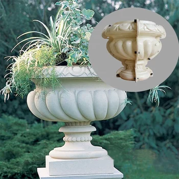 High quality planters for garden decoration flower pot molds concrete