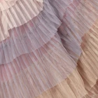 Skirts Skirt Support OEM Service Hot Selling Fashion Colorful Tutu Skirts Knee Length Multideck Tulle Short Baby Girl Skirt With Bowknot