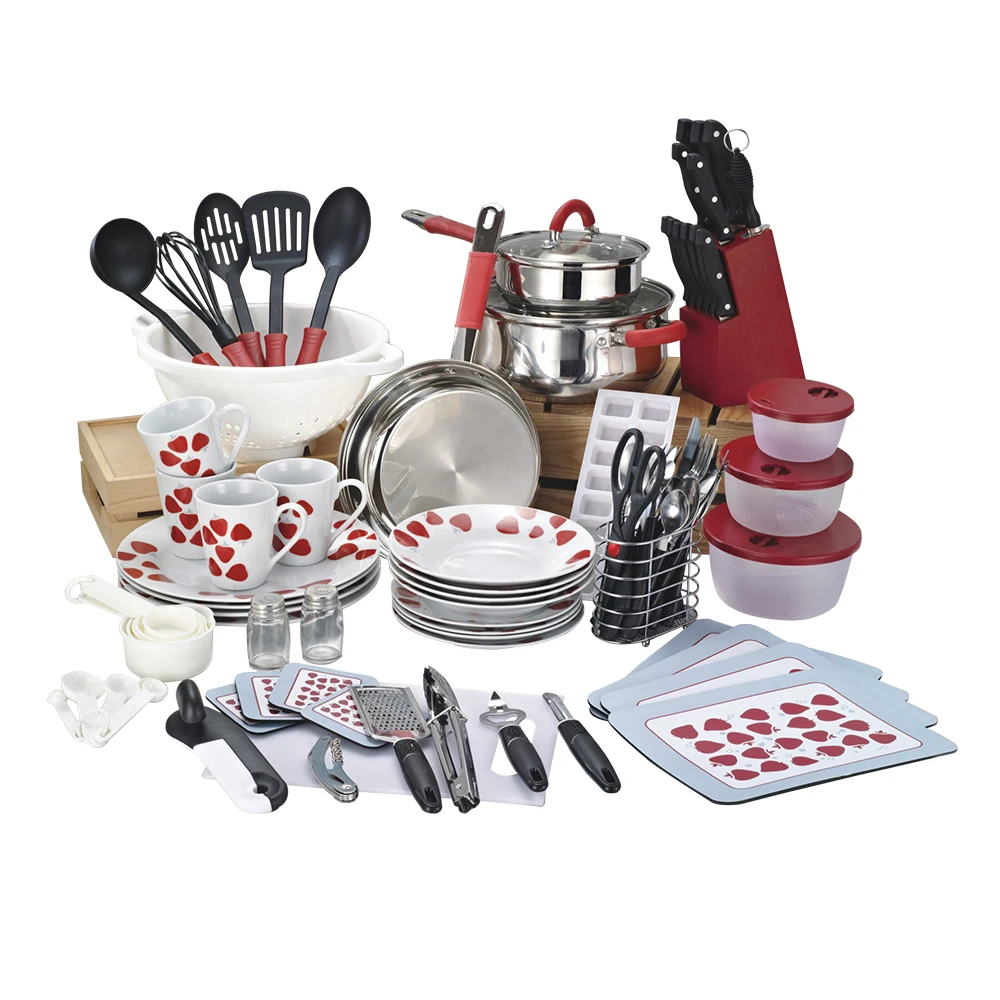 complete kitchenware set