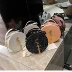 Hand Bags Small Bling Hand Bags 2021 Women New Fashion Round Purses Hand Bags Handbag