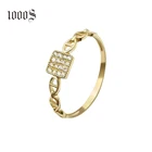 Gold Ring Yellow Gold Latest 9K Real Solid Gold Ring Designs Yellow Gold AU375 Charm Thin Ring
