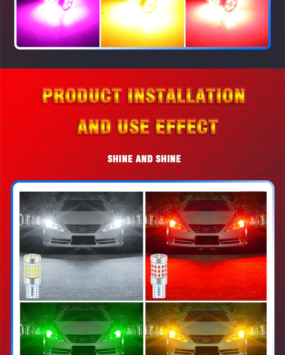 TECH-KING Car T10 2016 42SMD LED Chip With CanBus For Width Light/Interior Light/Licence Plate Light 9-80V T10 led bulb