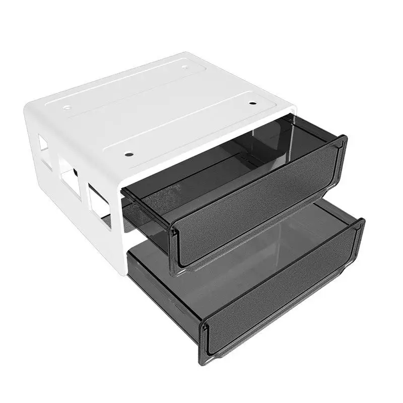 Office Desk Storage Box Desk Storage Drawer Plastic Desk Organizer Household Tabletop Sundries Storage Bin