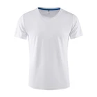 T-shirt Wholesale Manufacturer Casual Plain Fitted Custom Logo Quick Dry V-neck T-shirt
