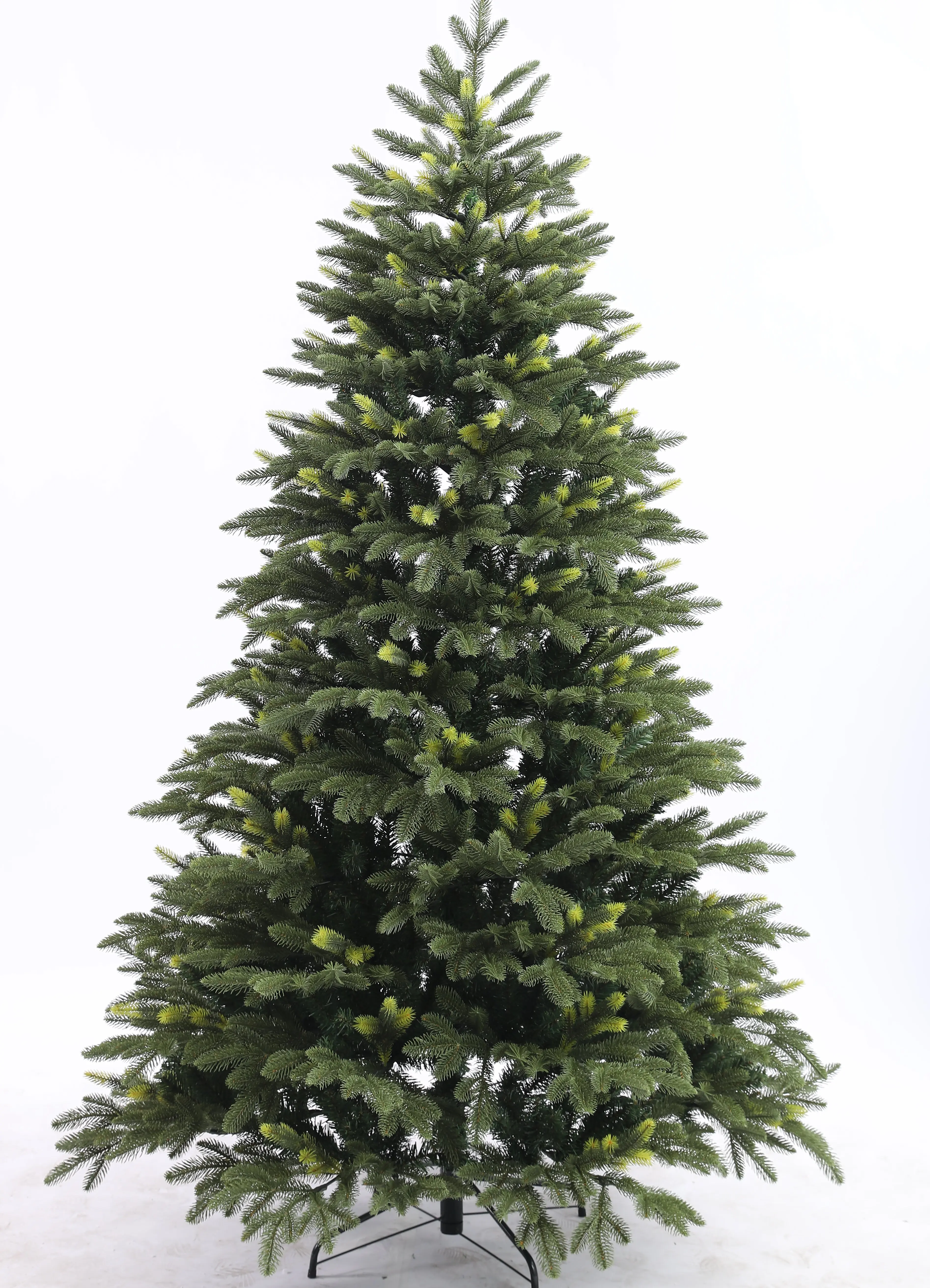 China Wholesale Pine Needle Christmas Tree Nice Natural Green & White Snow for Festival Celebration Decorations details