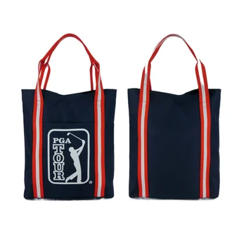 Factory OEM LOGO For Ladies Waterproof Nylon Canvas Poly Bostonbag Golf Mini Tote Bag