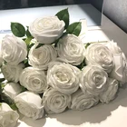 White Rose Rose Flowers Artificial New Design Pure White Wedding Flowers Artificial White Rose Flower