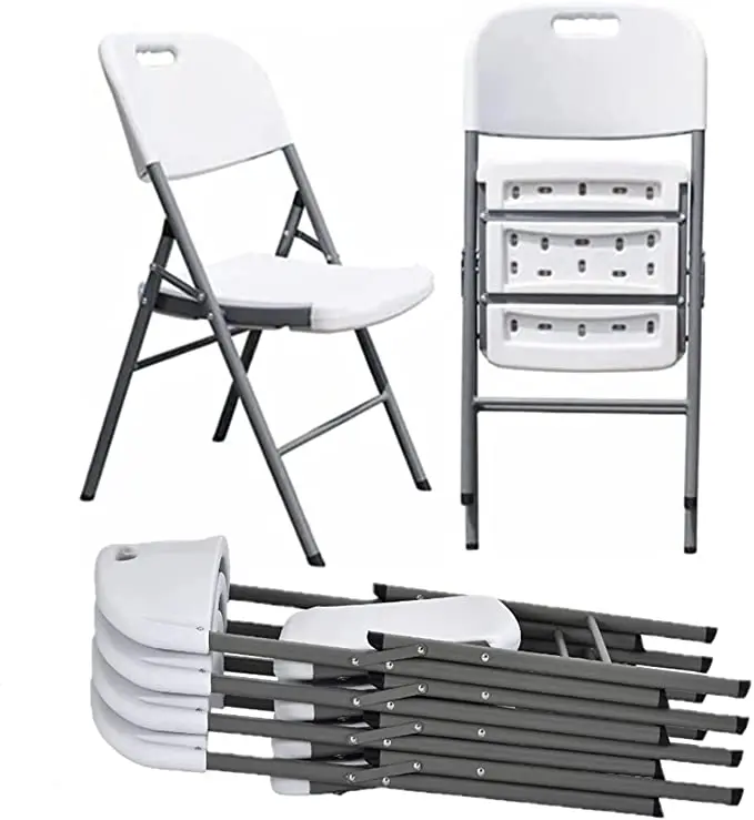 outdoor wedding plastic folding chair