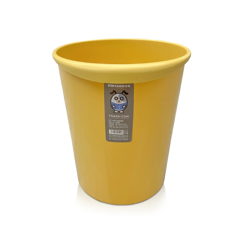 Hot Sale Office Waste Paper Basket Garbage Can Plastic Trash Waste Bin