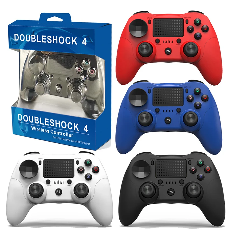 Wireless For Ps4/pc/android Gamepad With 6-axis/audio Port/dual Vibration Joystick Buy Wireless Game Controller,For Ps4 Gamepad,Joystick Product on Alibaba.com