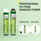 Seal Coat Support Customized Services 750ml Multipurpose Door And Window Seal Strip Pe Coat Polyurethane Pu Foam