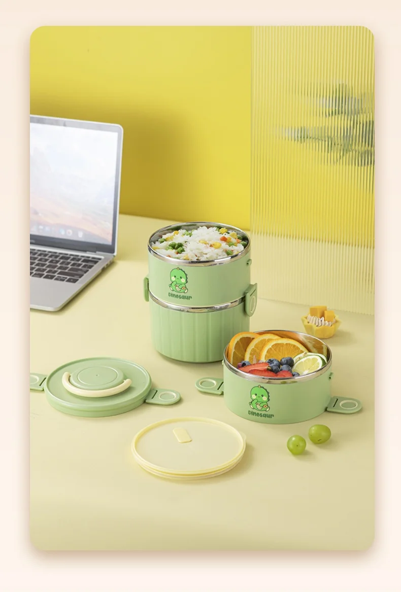 Factory Prices Stainless Steel Insulated Lunch Box Multi-Layer Students Special Work Portable Insulation Portable Bento Box_22