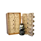 Wine Box Paper Pulp Box Biodegradable Paper Pulp Molded Glass Bottle Wine Box