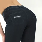Pants Jeans Factory Hot Sales Ladies High Rise Skinny Pants Woven Denim Jeans With Destroy Wash
