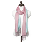 New Scarf New Style 180*90 Cm Acrylic Small Fresh Stitching Color Shawl Scarf Fashion Ladies Scarf