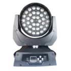 Full Color Cheap Wash Stage Light 36x18W RGBWAUV 6in1 Zoom Wash Led Moving Head Light