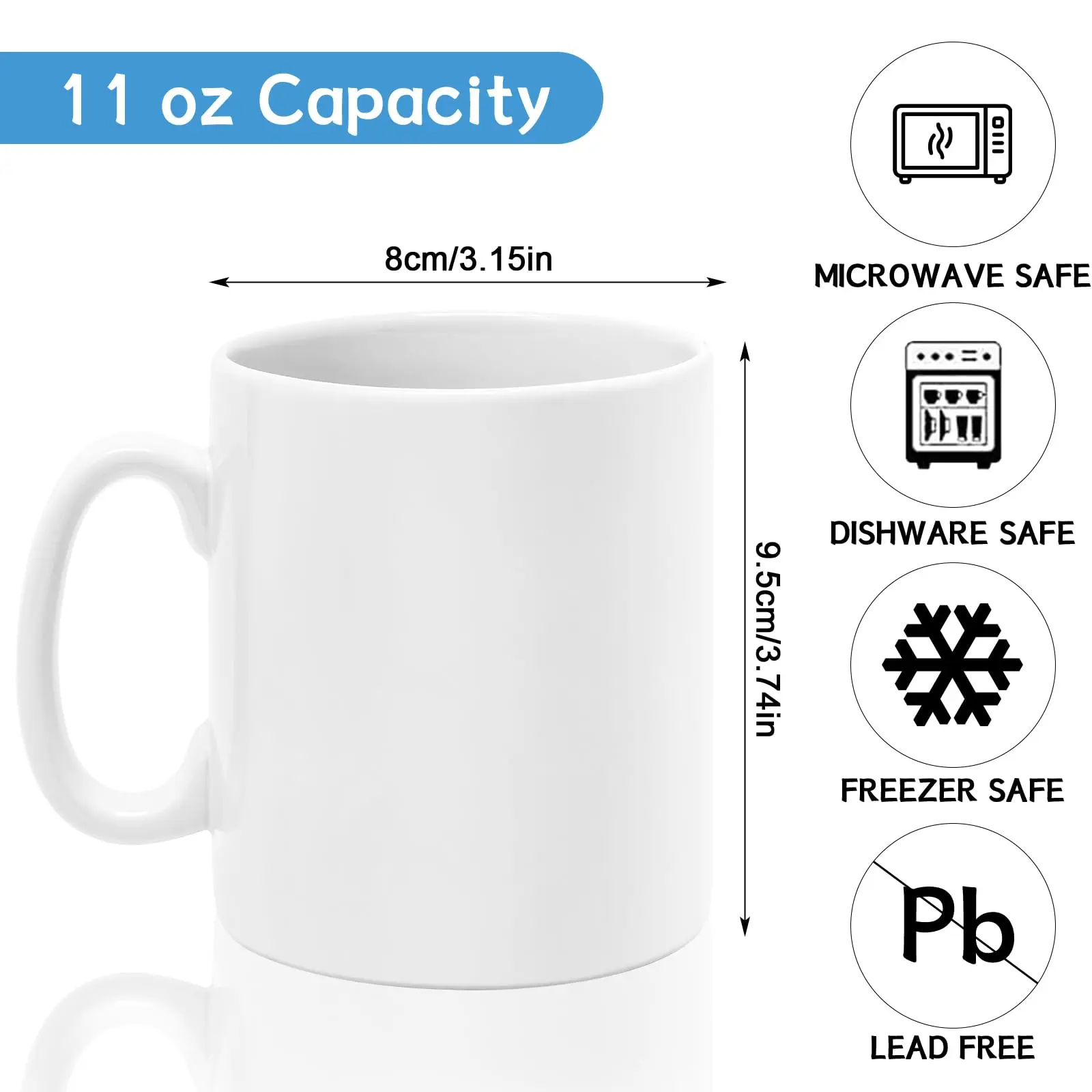 sublimation print mug Flash Sale HAND GRIP Insulated Sublimation Coffee Tea Mug For Diy Printing