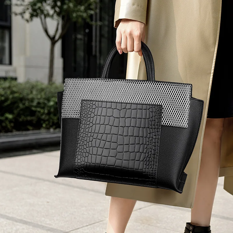 Fashion Ladies Handbags Black Tote Handbags Female New Design Shoulder Crossbody Bag Large Capacity Handbags For Women Luxury