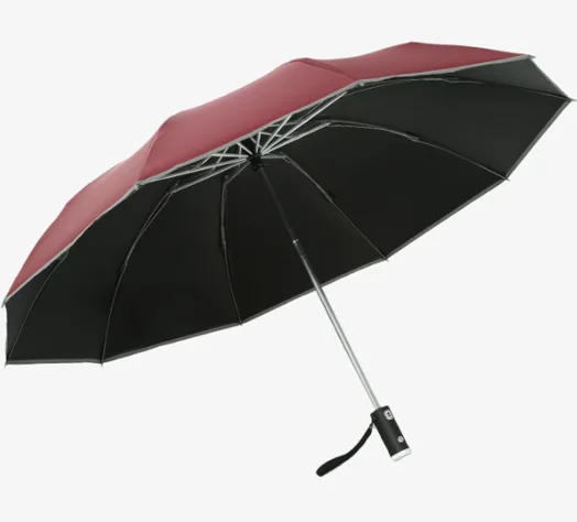 High Quality  Customized Windproof Manufacturer Sunshade 3 Fold Summer Waterproof Umbrella With Logo