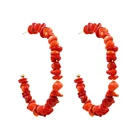 Handmade Earrings Fashion Elegant Irregular Handmade Beaded Summer Bohemian Beach Earrings