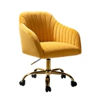 Velvet Chair Home Office Ergonomic Comfortable Velvet Desk Chair With Upholstered Task Chair