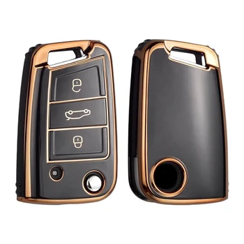 Hot Product TPU Car Key Case For Volkswagen VW TIGUAN L Golf 7 Passat Skoda Octavia Car Key Shell Cover