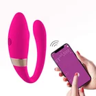 Sex Toy Adult Sex Toy Women Powerful U Shape Smart Phone Controlled Vibrator