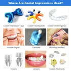 Teeth DIY Teeth Impression Kit Take Your Moulds To Dentist For Custom Made Mouth Tray
