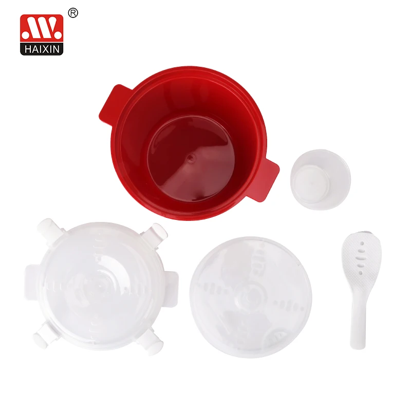 Haixing Plastic High Quality Microwave Steamer Cooker Cup for Microwave Oven Cooking Rice Noodle 14422