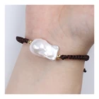Pearl Bracelet Pearl Promotional Various Durable Using White Natural Baroque Pearl Bracelet