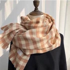 Square Scarf Wholesale Amazon Hot Sale Winter Women's Small Square Warm Scarf 50*190cm