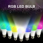 Rgb Led Ledrgb RGB LED Bulb Light Dimmable Light Bulb Remote Control Color Changing
