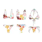 Beachwear Bikini Beachwear Swimwear High Waist Sublimation Printing Bikini 2021