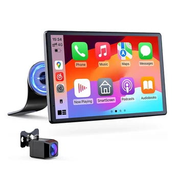 8 Inch Magnetic Mount Carplay Screen with Rear Camera Car GPS Navigation Wireless Apple Carplay Android Auto Display