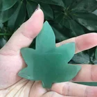 Green Natural Crystal Carving Leaves Green Aventurine Marple Leaf For Home Decor