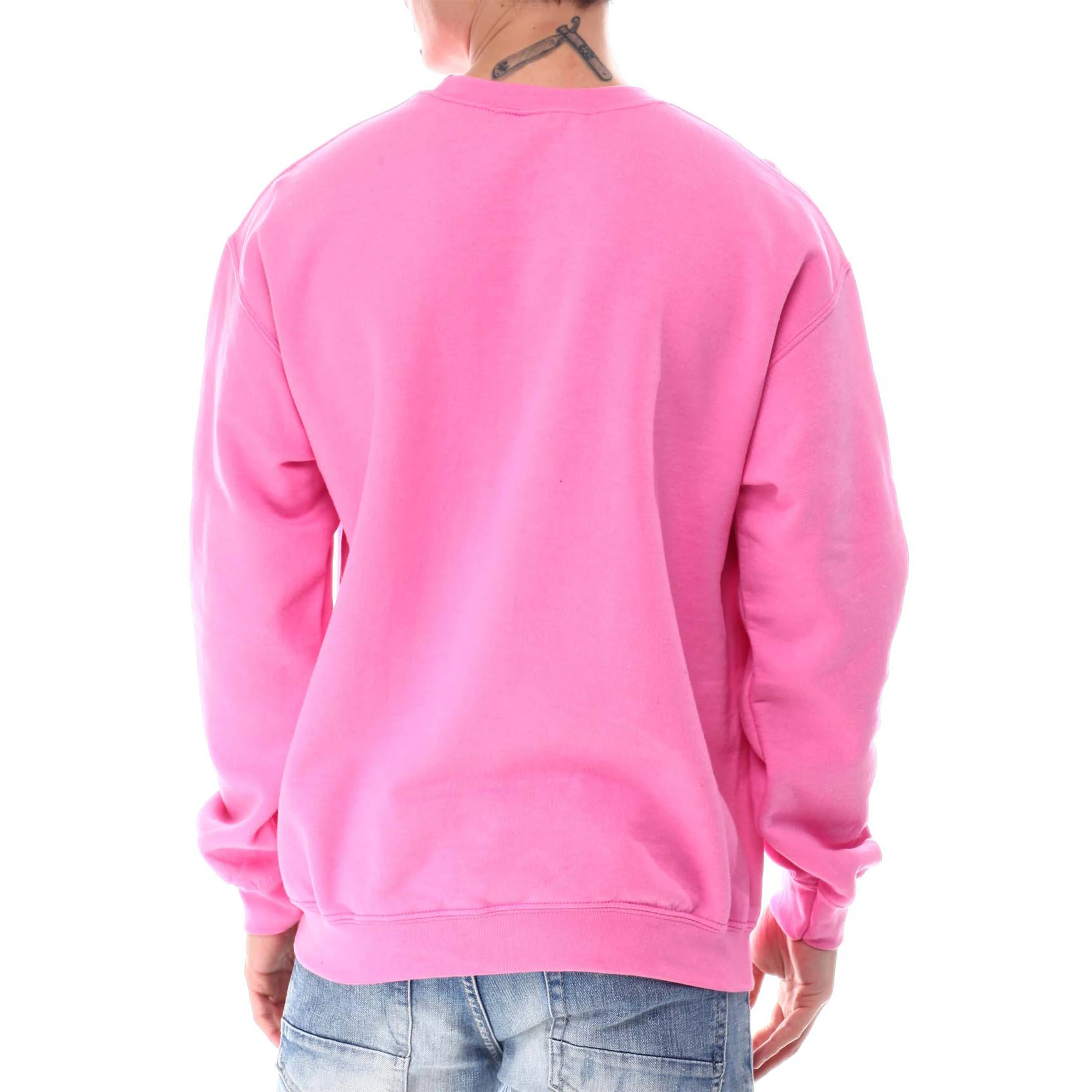 OEM mens Hoodie Sweatshirt 100% Cotton Pink Long Sleeve custom Printed logo Pullover hoodies