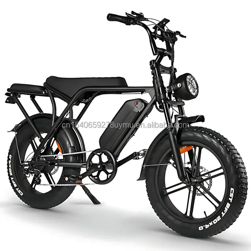 eu usa stock 20x4 500w 750w 1000w electric fat tire bike hydraulic/disc brake ebike cycle e fatbike electrische fat bike ouxi v8