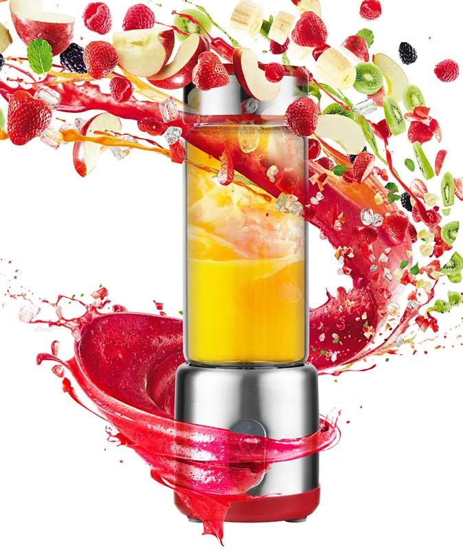 Usb Rechargeable Portable Juicer/portable Blender/blender Pp+stainless