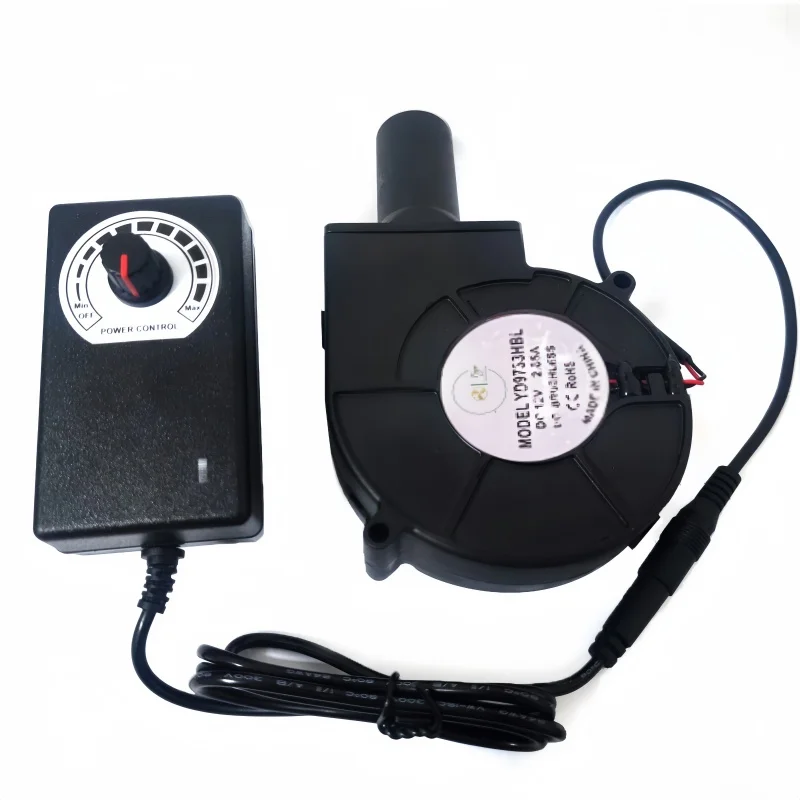 Speed Centrifugal Air Blower, 97mm, 12V, 24V, 36V - detail 16