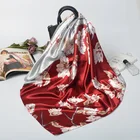 Silk Square Custom Print Your Own Silk Scarf Online Square Silk Scarf Printed