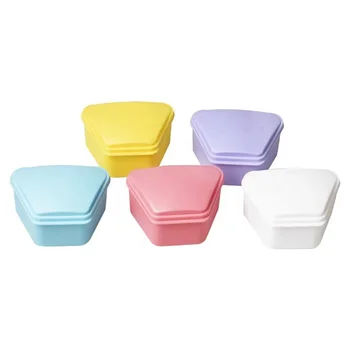 Trapezoidal Colorful Dental Denture Box