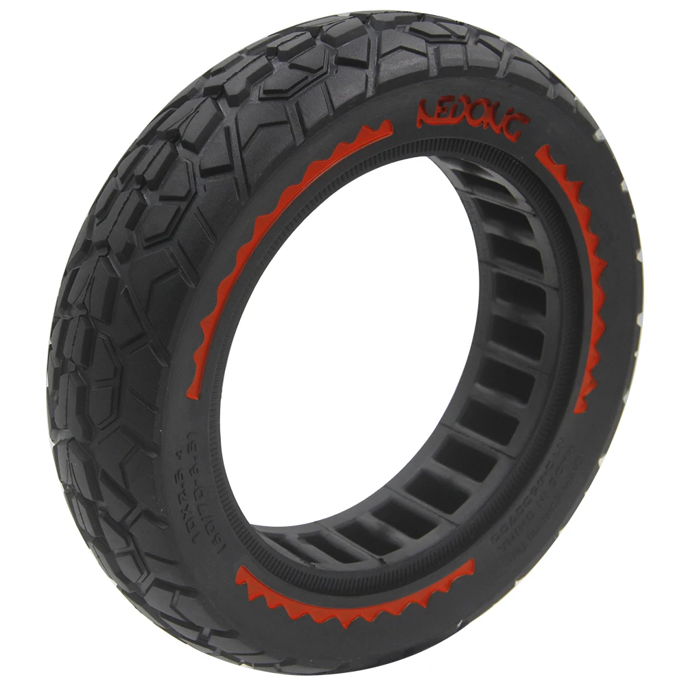 Off-road 10 Inch Wheel Rubber Honeycomb 10x2.50 Solid Tyre for MAX G30 Electric Scooter Spare Parts