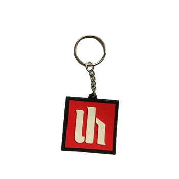 hot sale 2D lh pvc keychain customized key holder soft pvc keyring 3D rubber key chain promotional gifts make your own logo