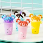 Key Pendant Nice Lovely Milk Tea Cup Lanyard Personality Key Chain Pendant Applicable Bag Lanyard Key Chain