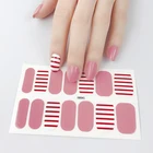 14pcs Full Nail Wrap Self-Adhesive Press On Nails 40 Types Nail Stickers