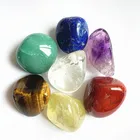 Stone Obsidian Wholesale 7 Chakra Stone And 7 Chakra Necklace Obsidian Point Set With Box For Gift