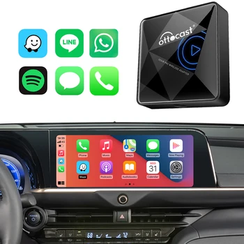 Wireless CarPlay Adapter Cars Wireless Dongle Convert Wired to Wireless CarPlay for All Factory Wired CarPlay