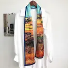 Double-sided Scarf Low MOQ Digital Printing Double-sided Women's Scarf Japanese And Korean Fashion Scarf