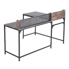 Computer Table Modern Wood Metal Corner Office Computer Desk Table For Home Oifice