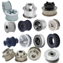 Synchronous belt pulley climbing type alternator aluminum alloy synchronous wheel C45 pulley drive wheel idler wheel processing